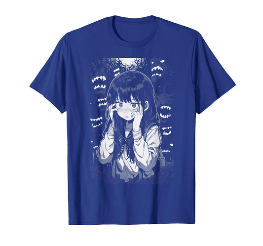 Horror Anime Manga Harajuku Gothic Grunge Aesthetic | Egirl T-Shirt
