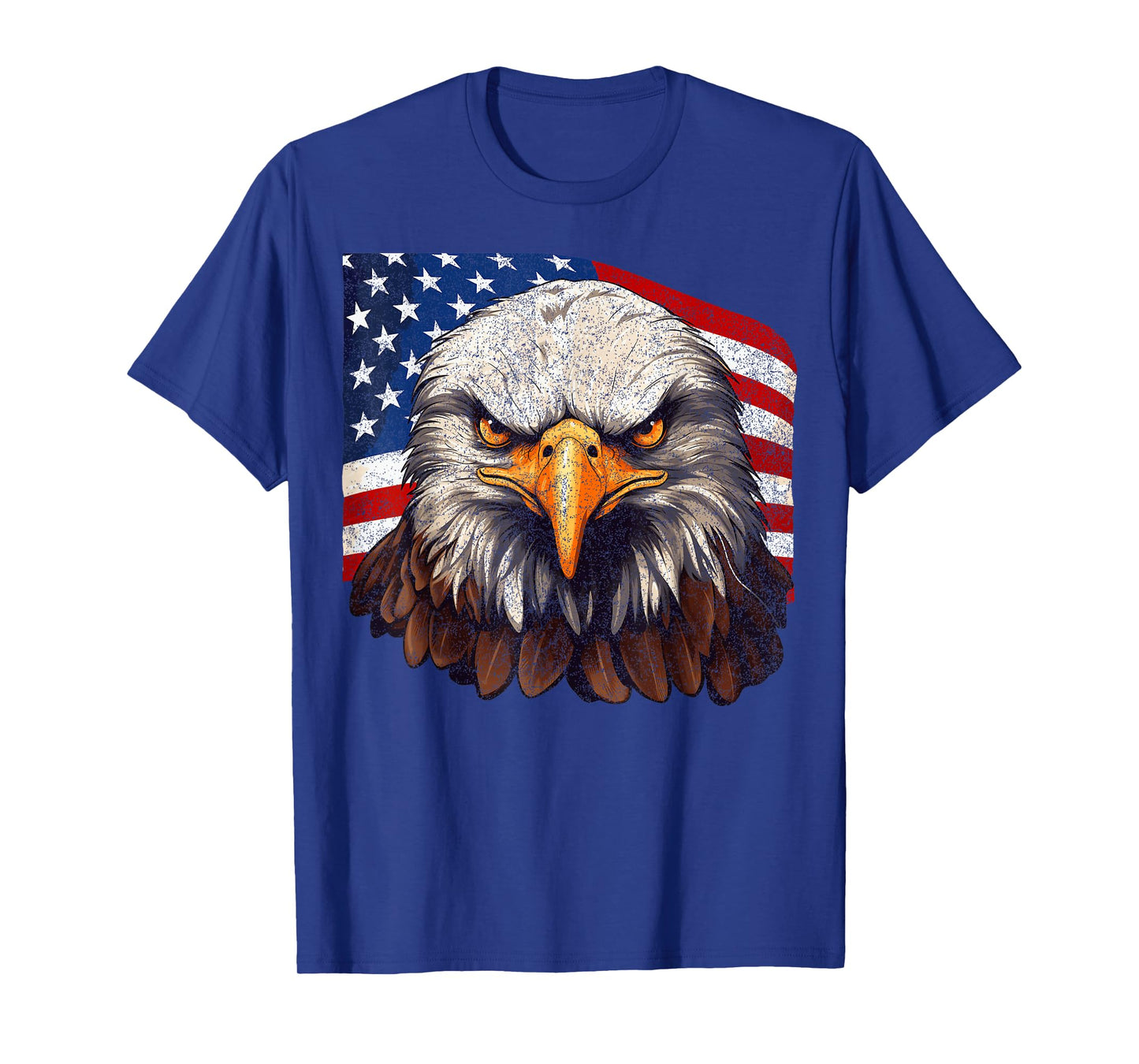 American Flag Bald Eagle Patriotic Eagle 4th of July USA T-Shirt