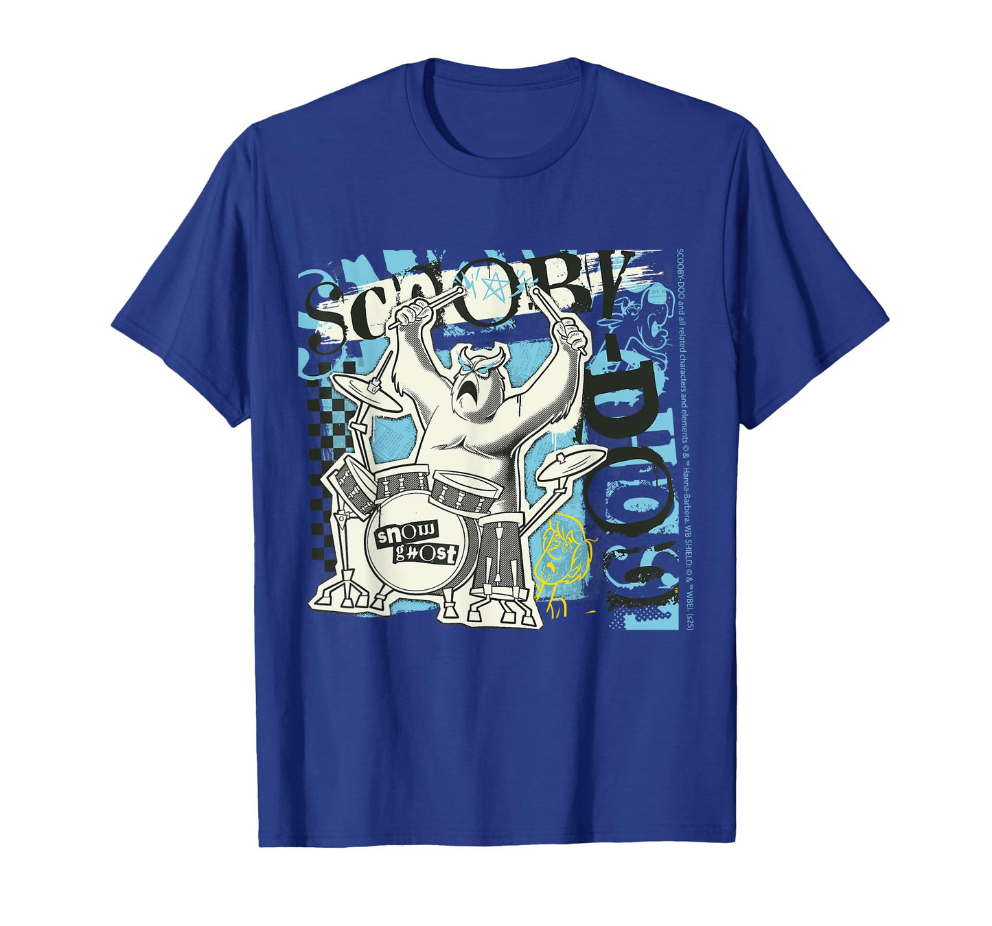 Scooby Doo Merch Snow Ghost Drummer T-Shirt