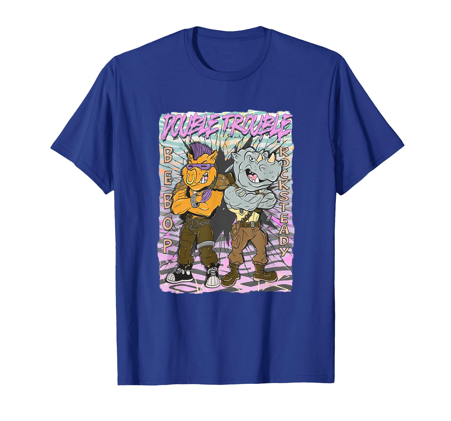Teenage Mutant Ninja Turtles Double Trouble Bebop Rocksteady T-Shirt