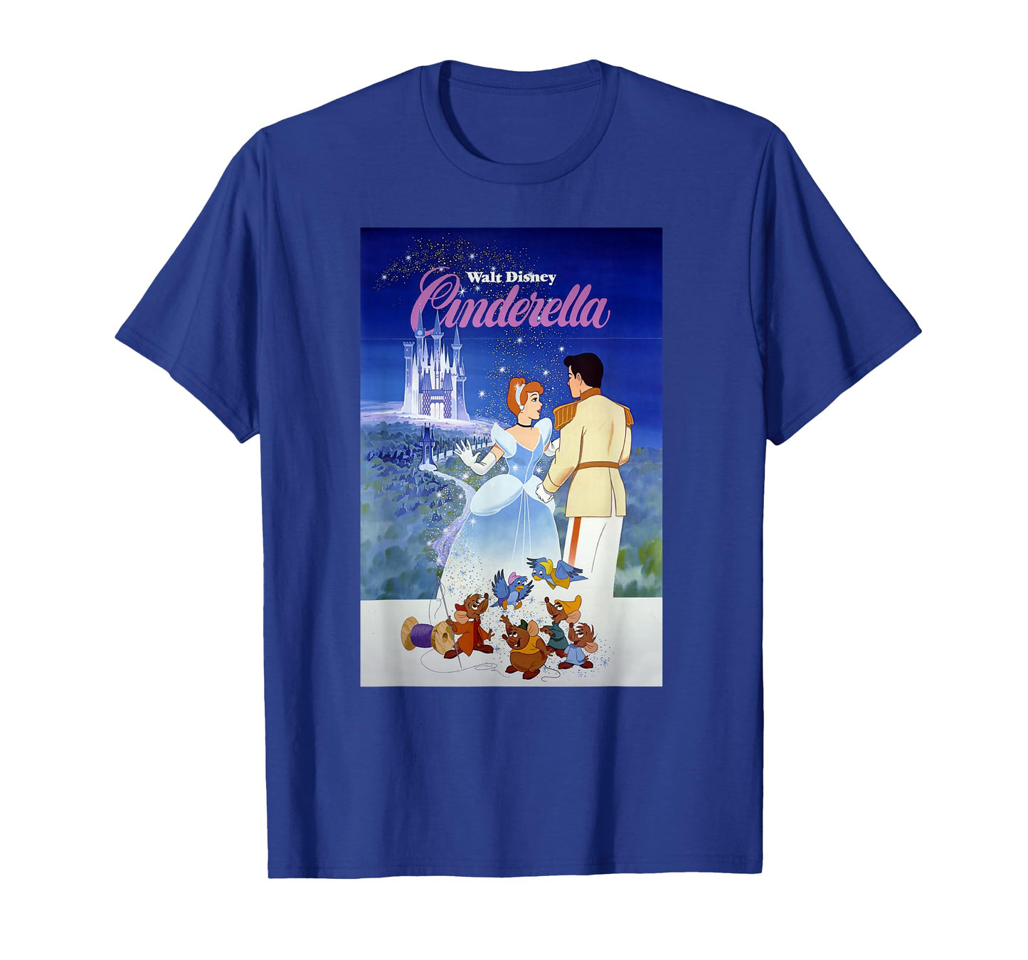 Disney Cinderella Classic Vintage Movie Poster T-Shirt