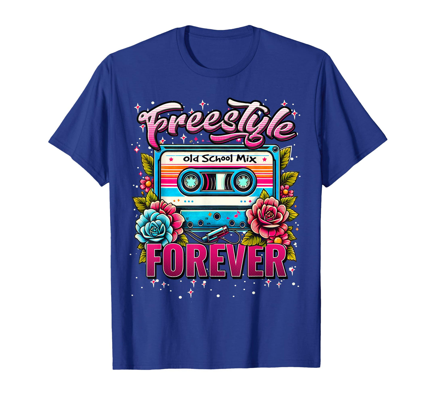 Freestyle Forever Retro 80s Cassette Perfect Concert T-Shirt