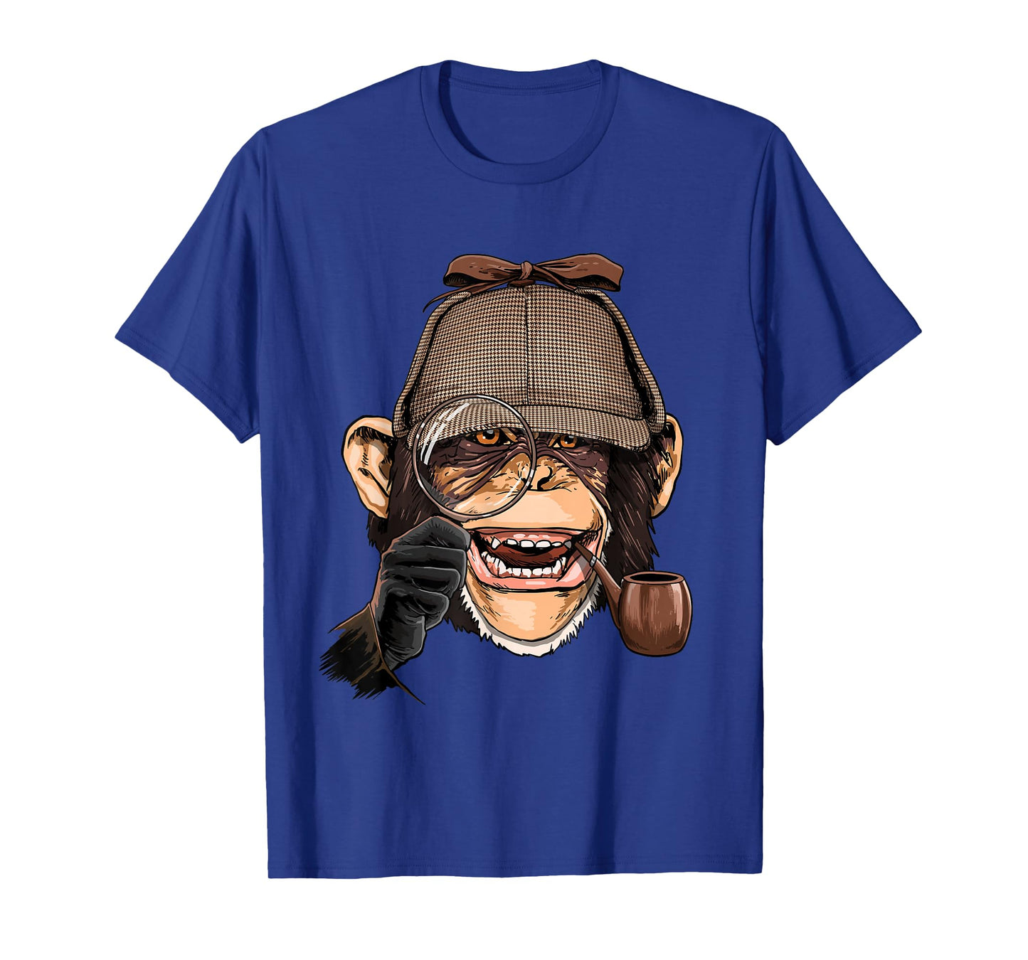 Chimpanzee Detective Great Ape Chimp Primate Animal Lover T-Shirt