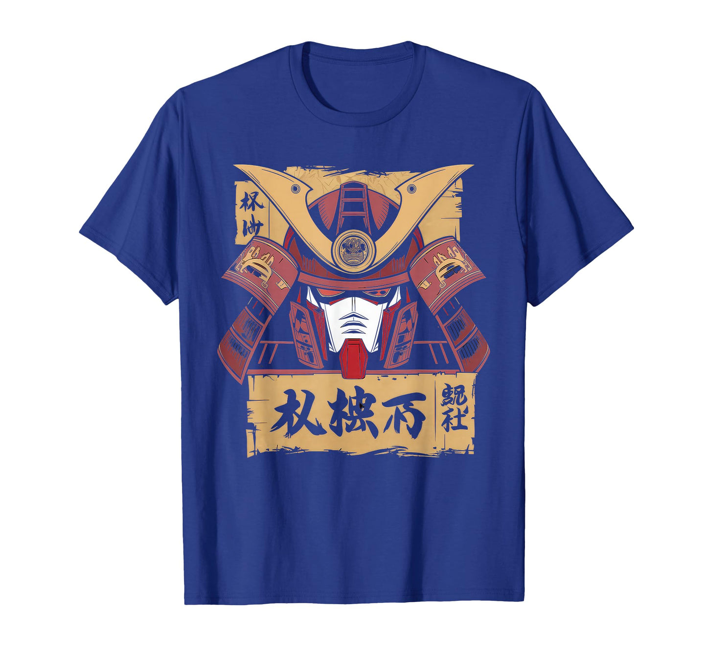 Mecha Tshirt Japanese Mecha Robot Head Anime Art Ukiyo-E T-Shirt