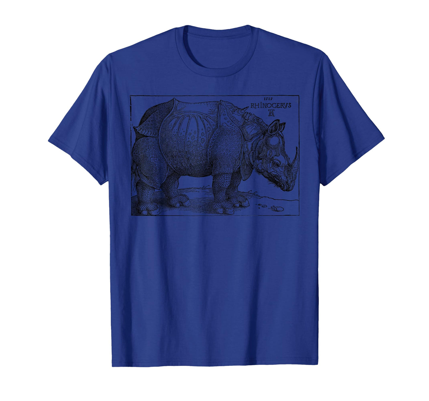 Rhinoceros Albrecht Durer Vintage Illustration Engraving T-Shirt