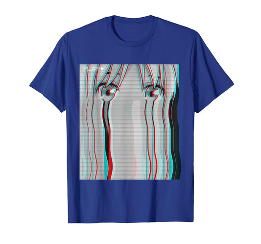 Vaporwave Aesthetic Sad Anime Girl Anime Eyes Eboy Egirl T-Shirt