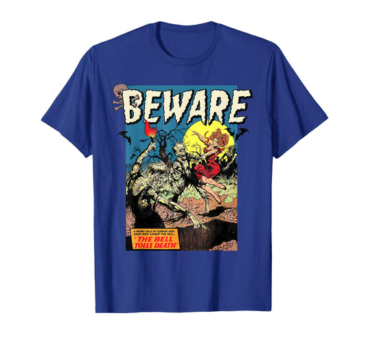 Classic Horror Movie Merch Halloween Clothing Zombie Movie Horror Poster Tee Vintage Comic Book Graphic T-Shirt