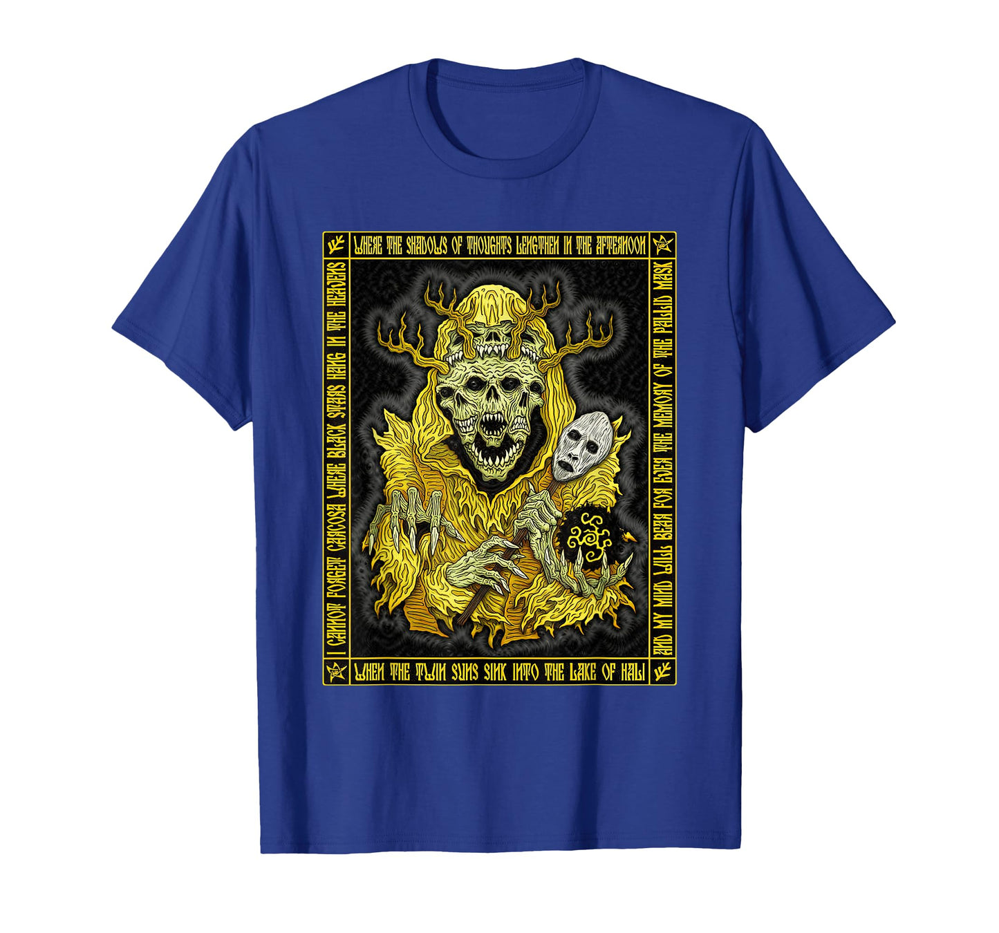 Hastur King in Yellow Cthulhu The Yellow Sign T-Shirt