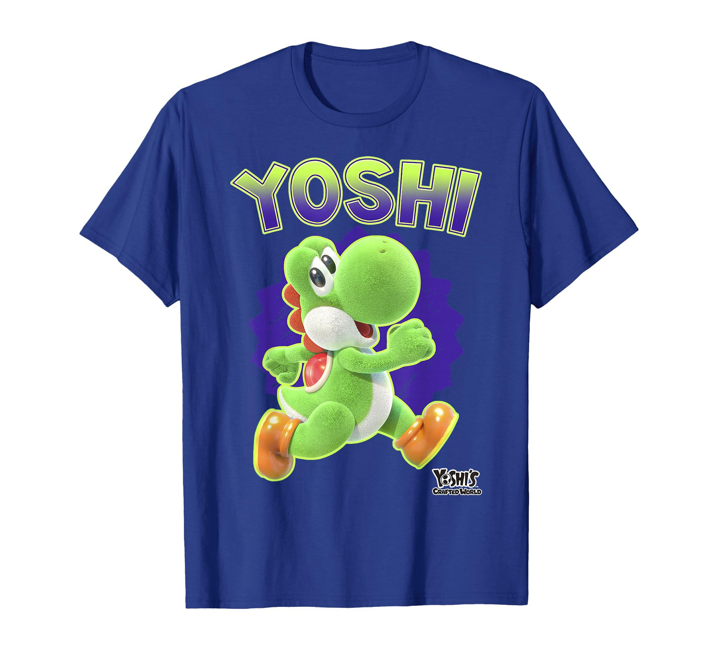 Yoshi's Crafted World Side Run Cute Portrait T-Shirt