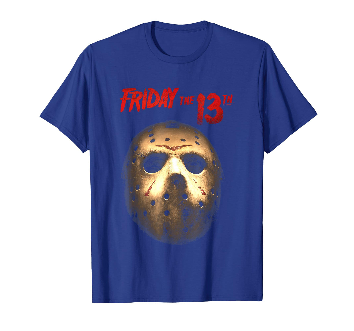 Friday The 13th Jason Voorhees Hockey Mask Distressed T-Shirt