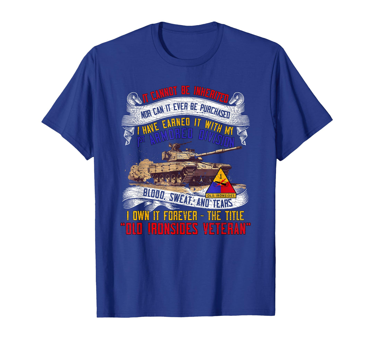 1st Armored Division Fort Bliss Veteran Texas Gifts T-Shirt
