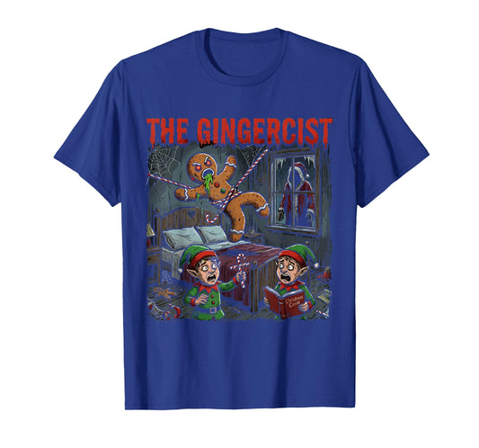 Horror Movie Christmas Festive Slasher Candy Cane Menace T-Shirt