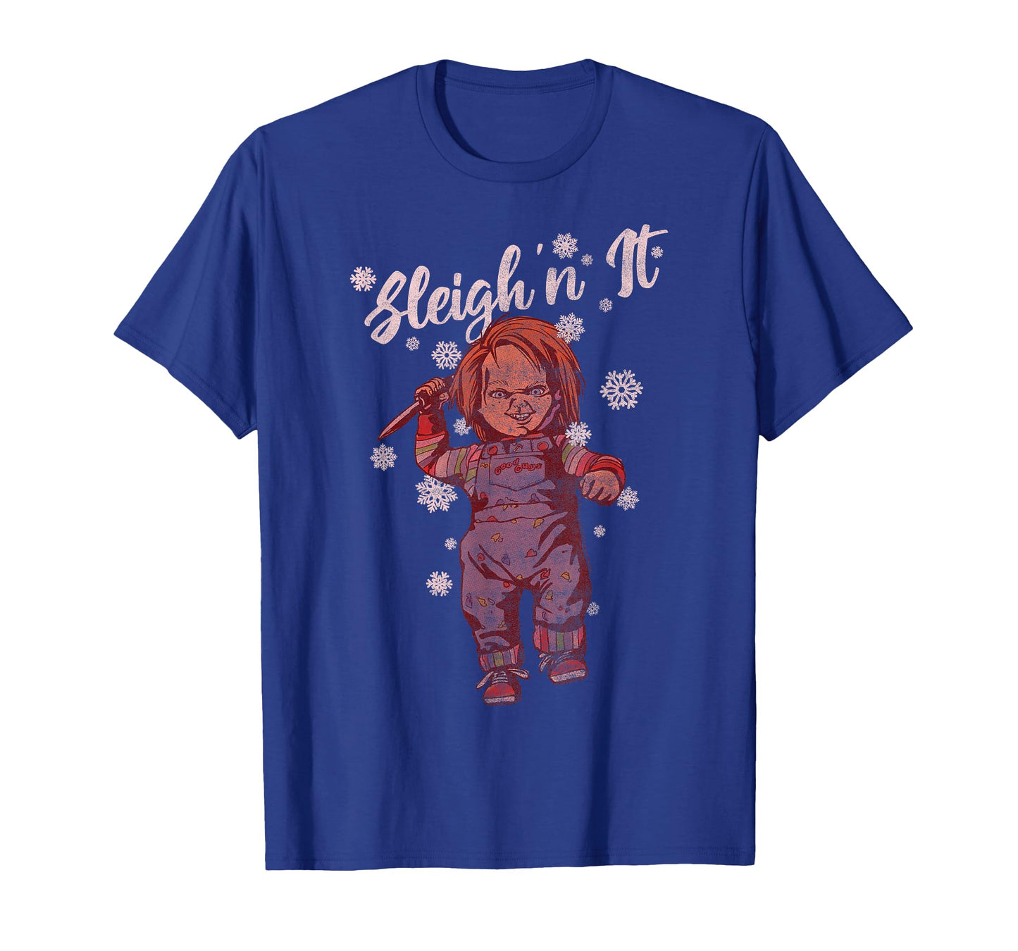 Chucky Christmas Sleigh N It T-Shirt