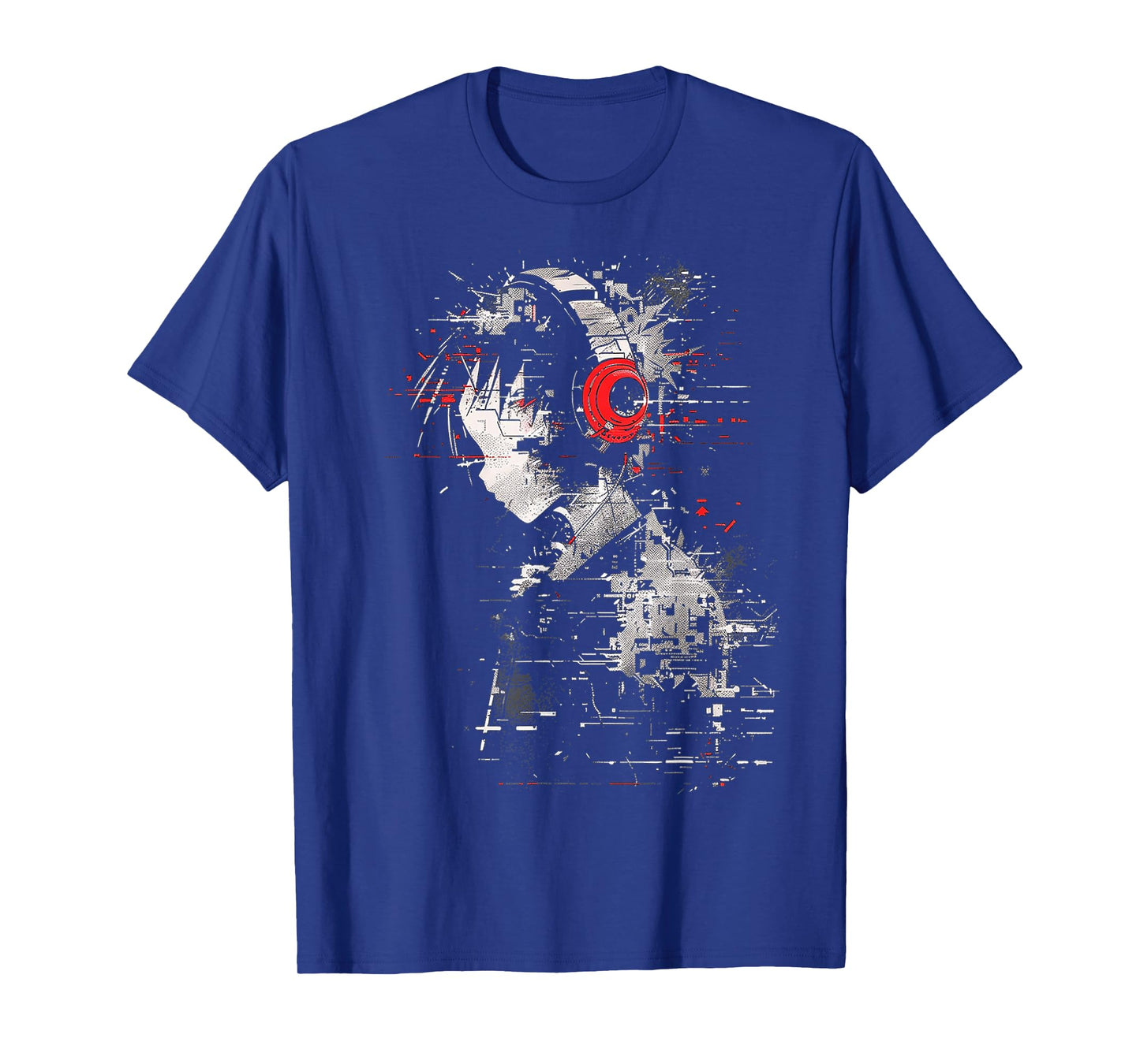 Anime Manga Graphic Headphone Art Anime T-Shirt