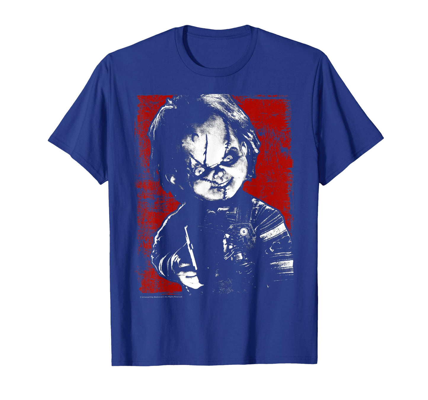 Child's Play Chucky Distressed Portrait T-Shirt Small