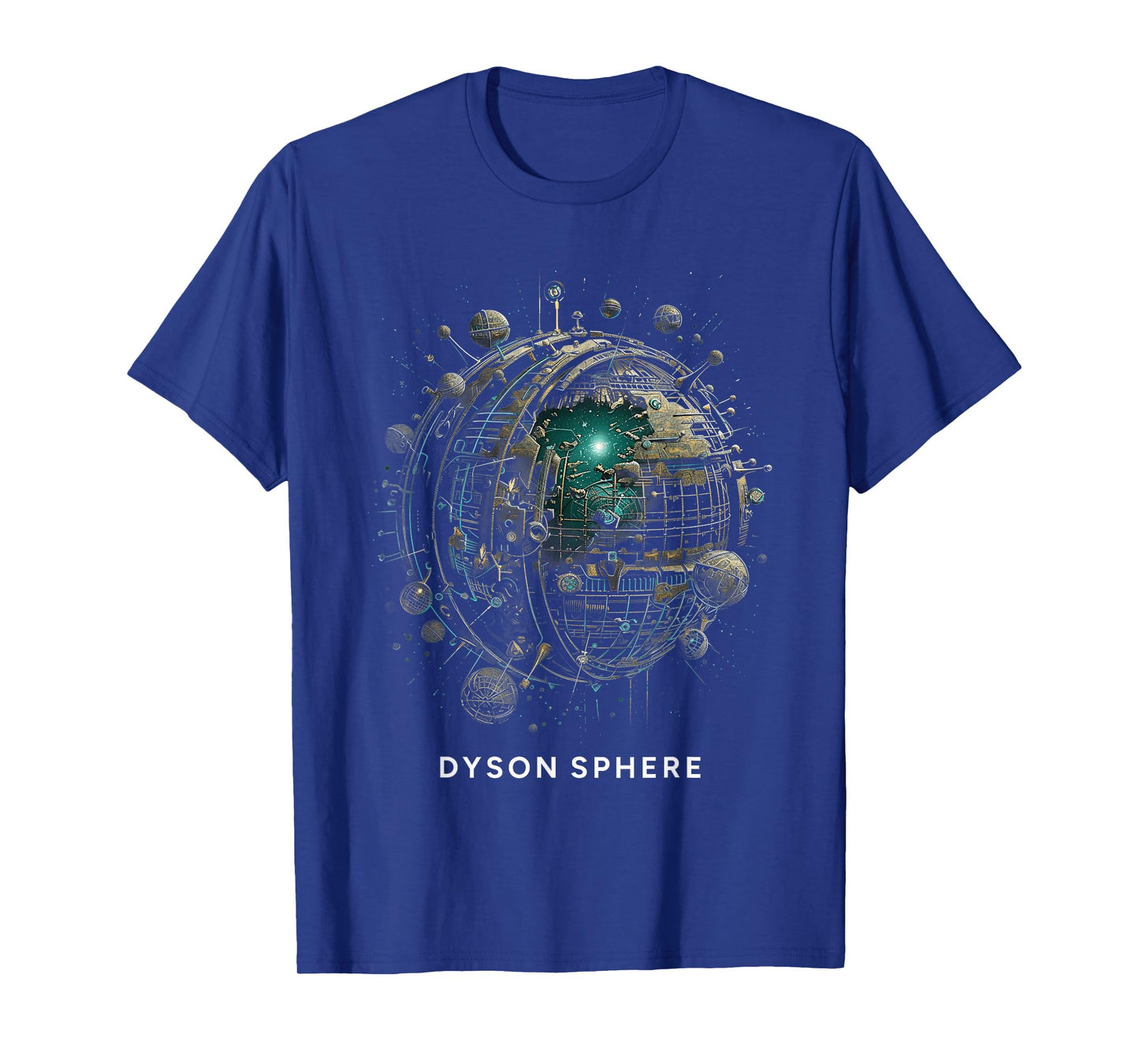 Dyson Sphere Scientific Galactic Megastructure Aliens T-Shirt