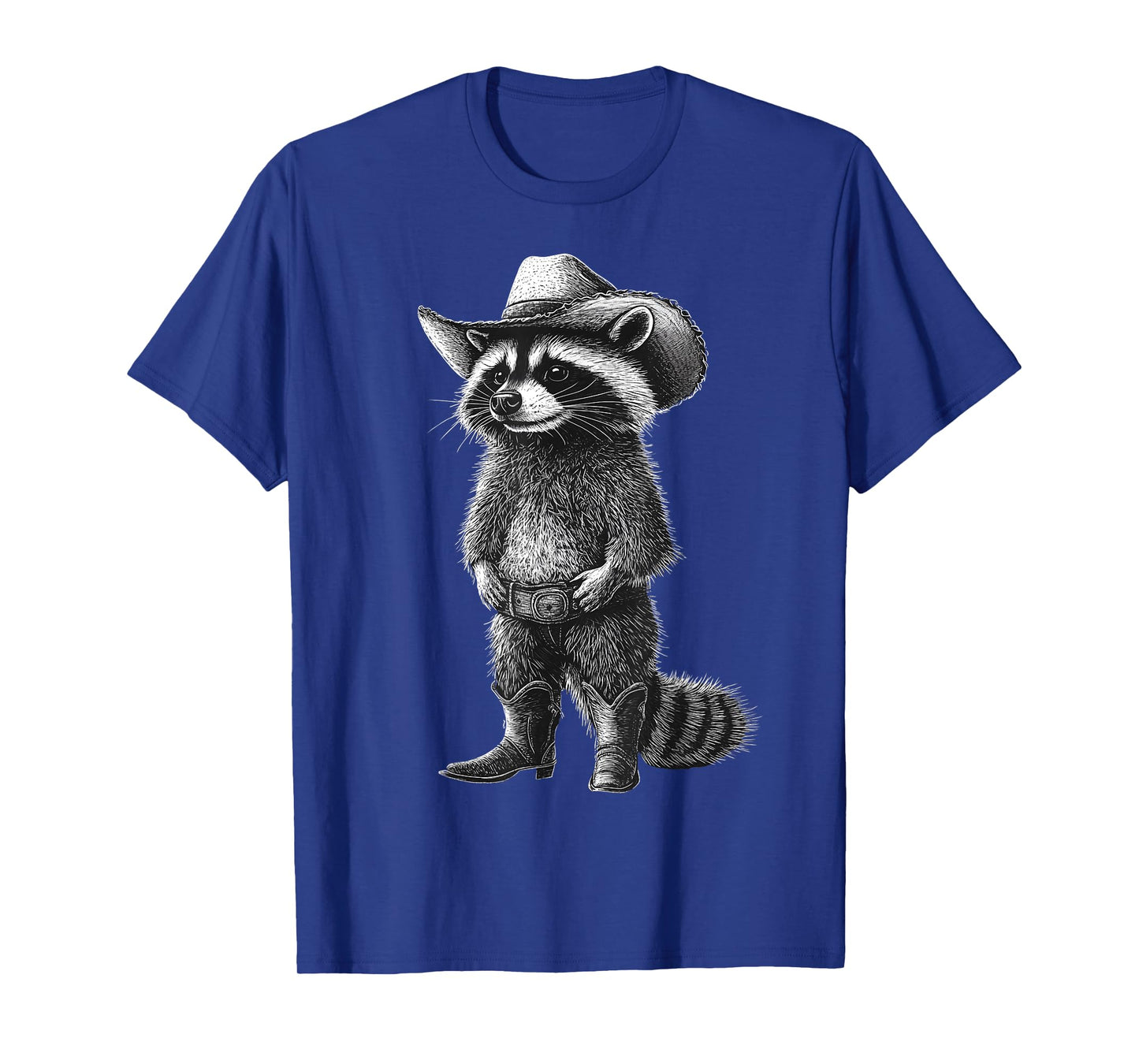 Vintage Raccoon Cowboy Howdy Trash Panda Western Country T-Shirt