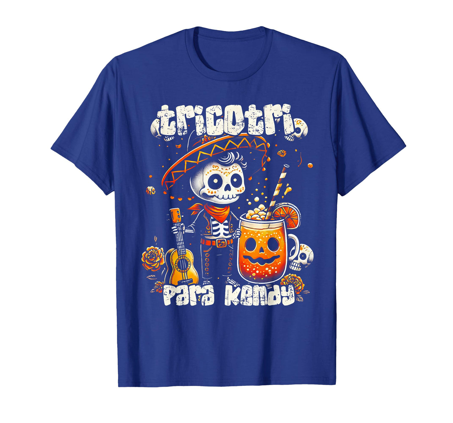 Tricotri Para Kendy Mexicano Halloween T-Shirt