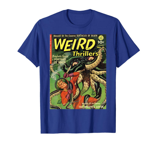 Halloween Horror Monster Vintage Comic Book Retro Funny T-Shirt