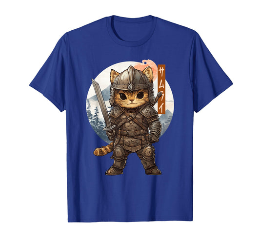 Ninja Kitten | Japanese Samurai Cat | Kawaii Ninja Cat T-Shirt