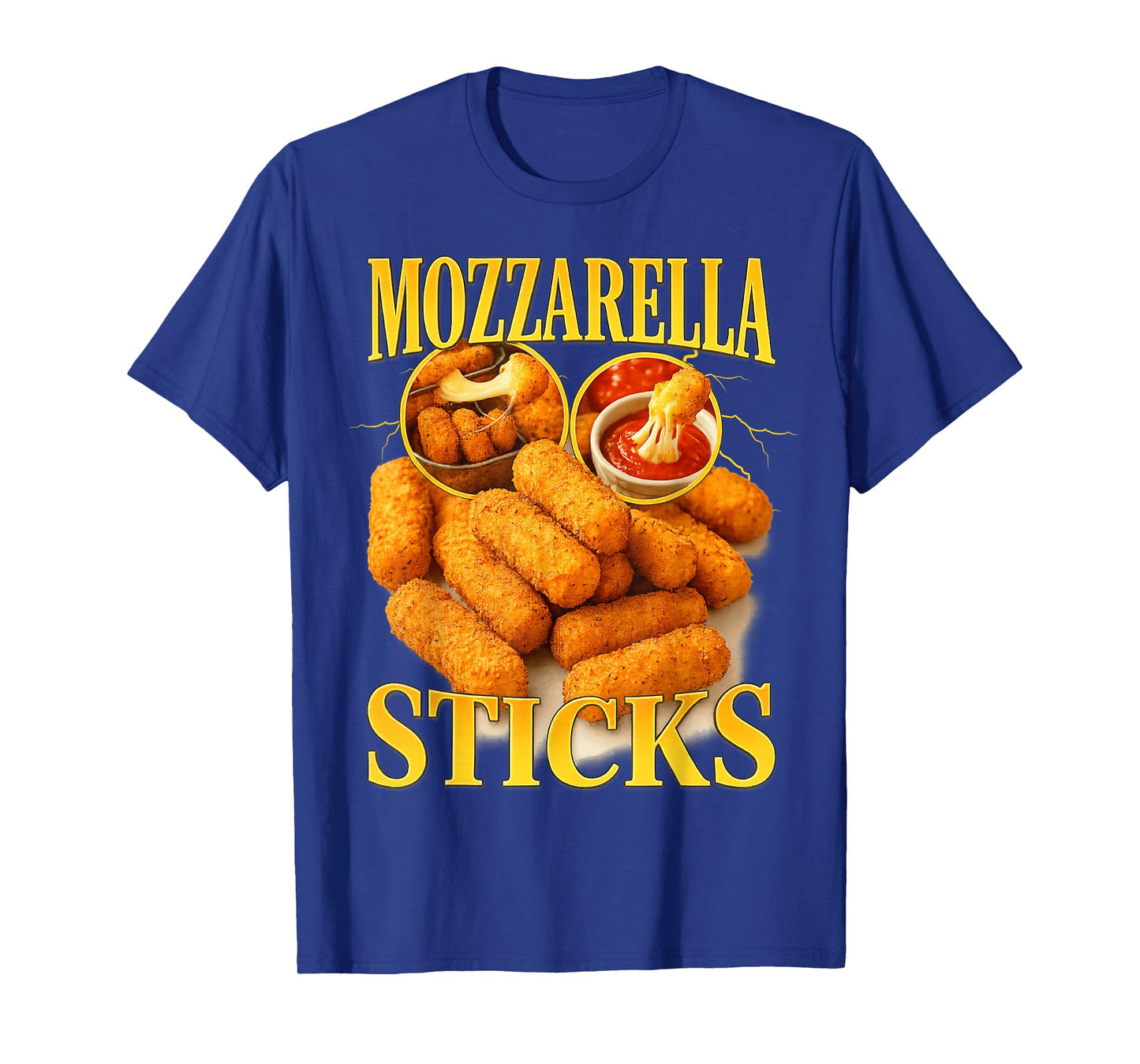 Mozzarella Sticks Funny Cheese Bootleg Funny 90s Memes T-Shirt