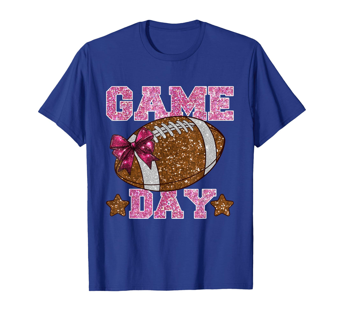 Game Day Football Season Football Mama Girl Touchdown Season T-Shirt