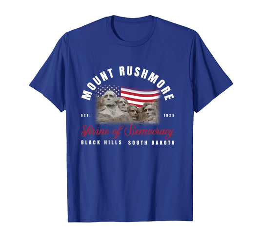 Mount Rushmore Black Hills South Dakota 4th Of July Long Sleeve T-Shirt