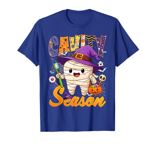 Dentist Cavity Season Dental Women Men Halloween T-Shirt