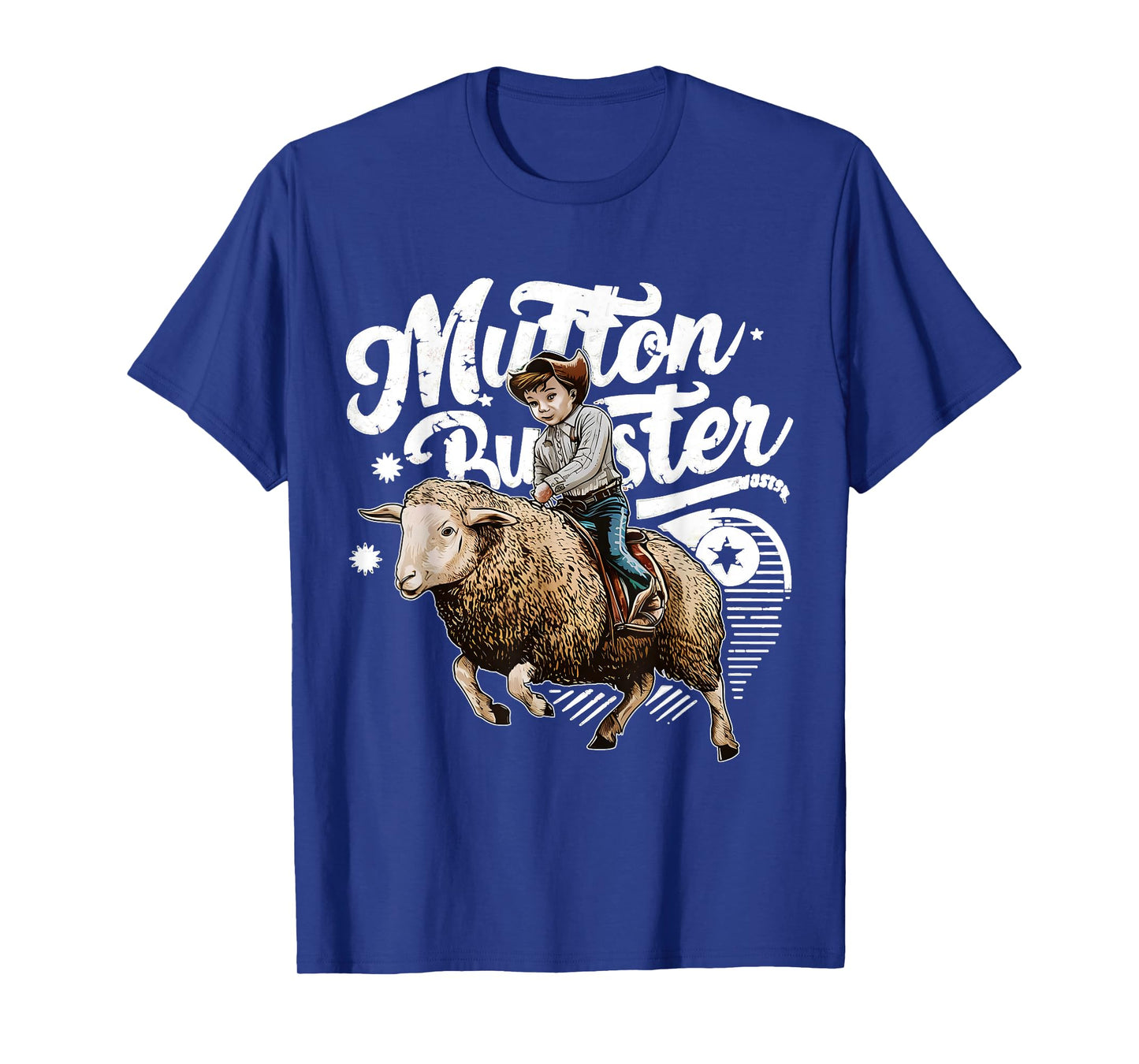 Mutton Buster Mutton Busting Sheep Riding Texas Rodeo Kids T-Shirt
