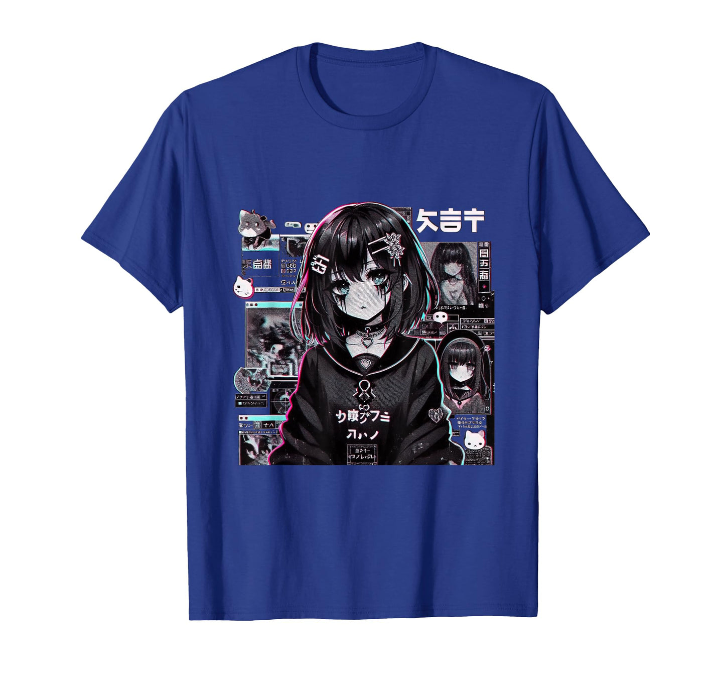 Vaporwave Anime Girl Japanese Aesthetic Anime Otaku T-Shirt