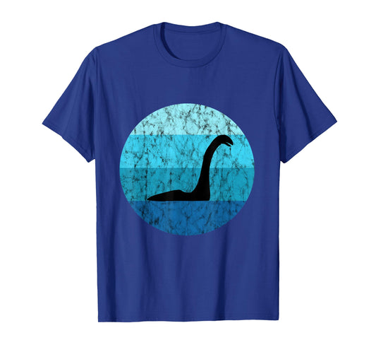 Nessie Retro Vintage Ocean Scotland Loch Ness Lake Monster T-Shirt