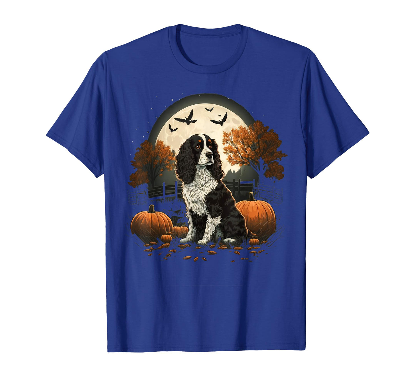 Pumpkin Spaniel costume English Springer Spaniel Halloween T-Shirt