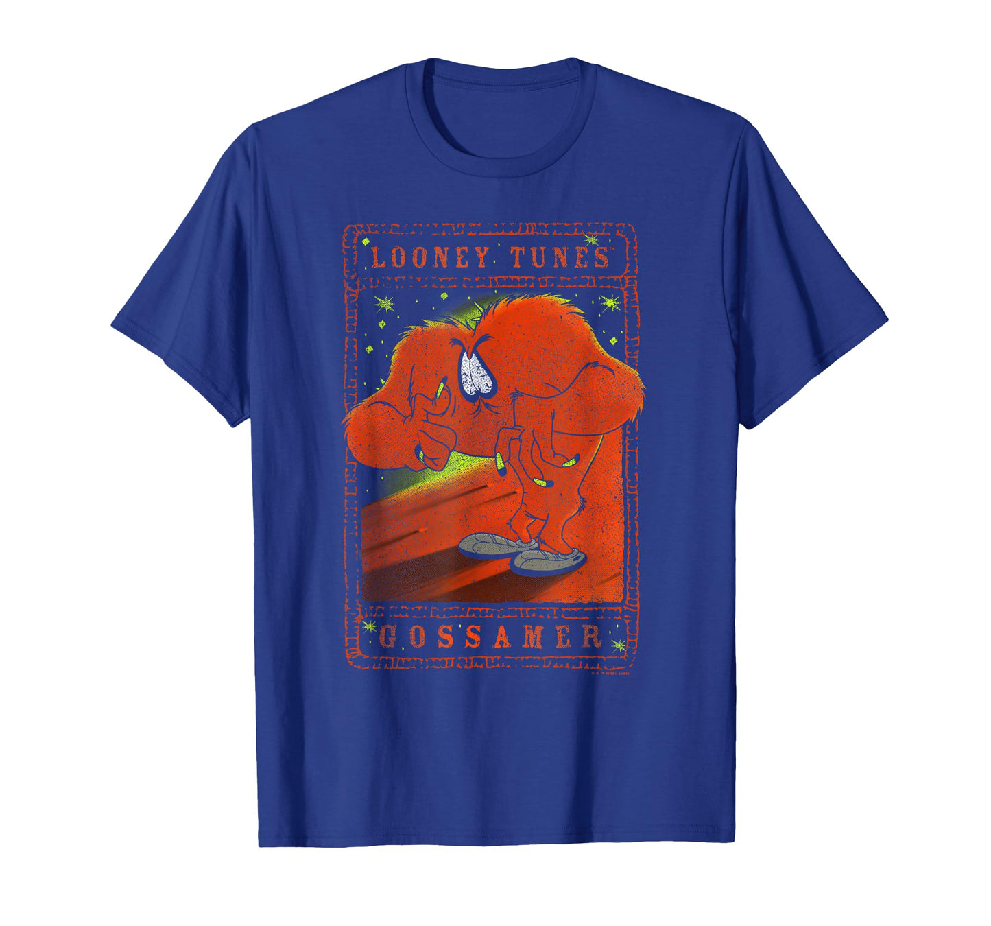 Looney Tunes Gossamer Planet Tarot Card Style Portrait T-Shirt