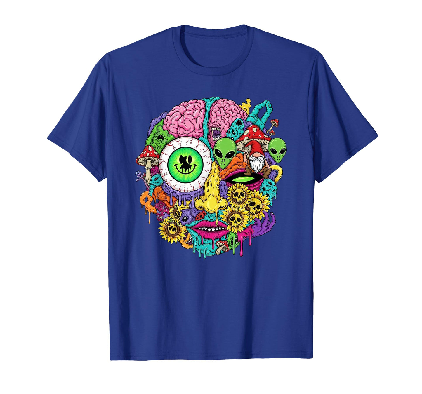 Psychedelic Trippy Colorful Music Festival T-Shirt