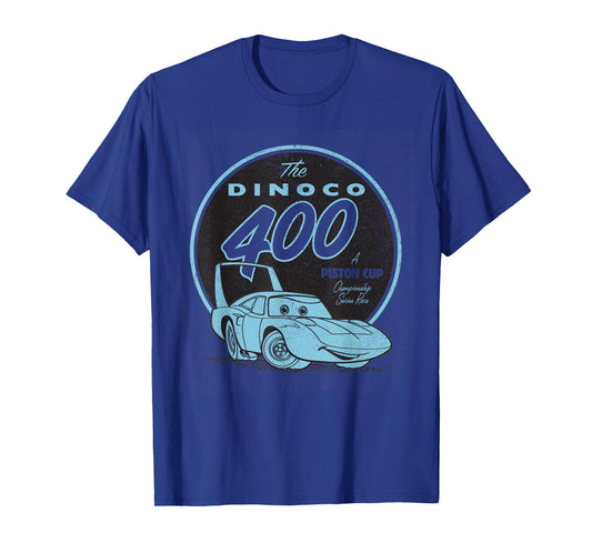 Disney Pixar Cars The Dinoco 400 Vintage Piston Cup Logo T-Shirt