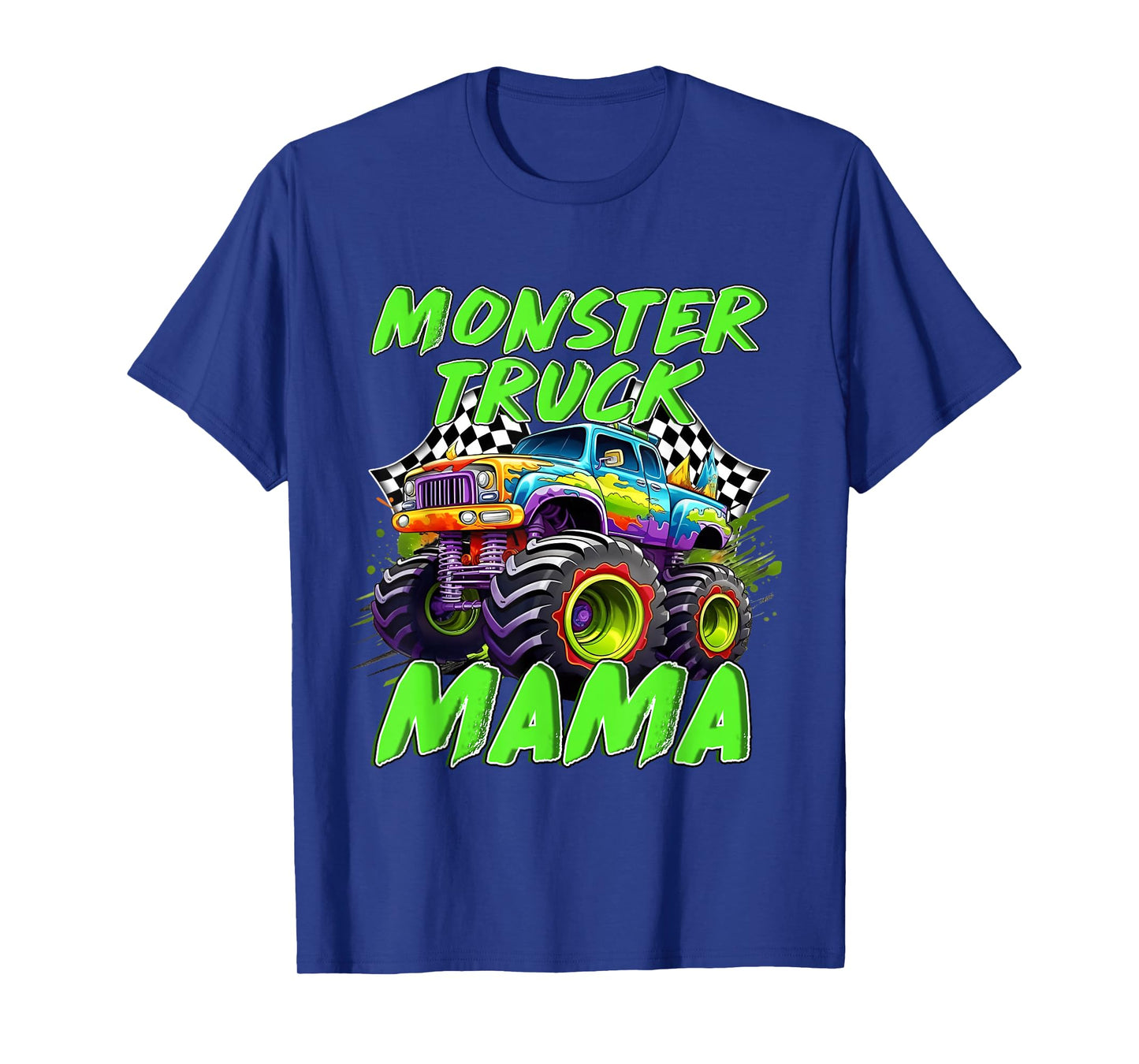 Monster Truck Mama Family Birthday Party Mother's Day T-Shirt