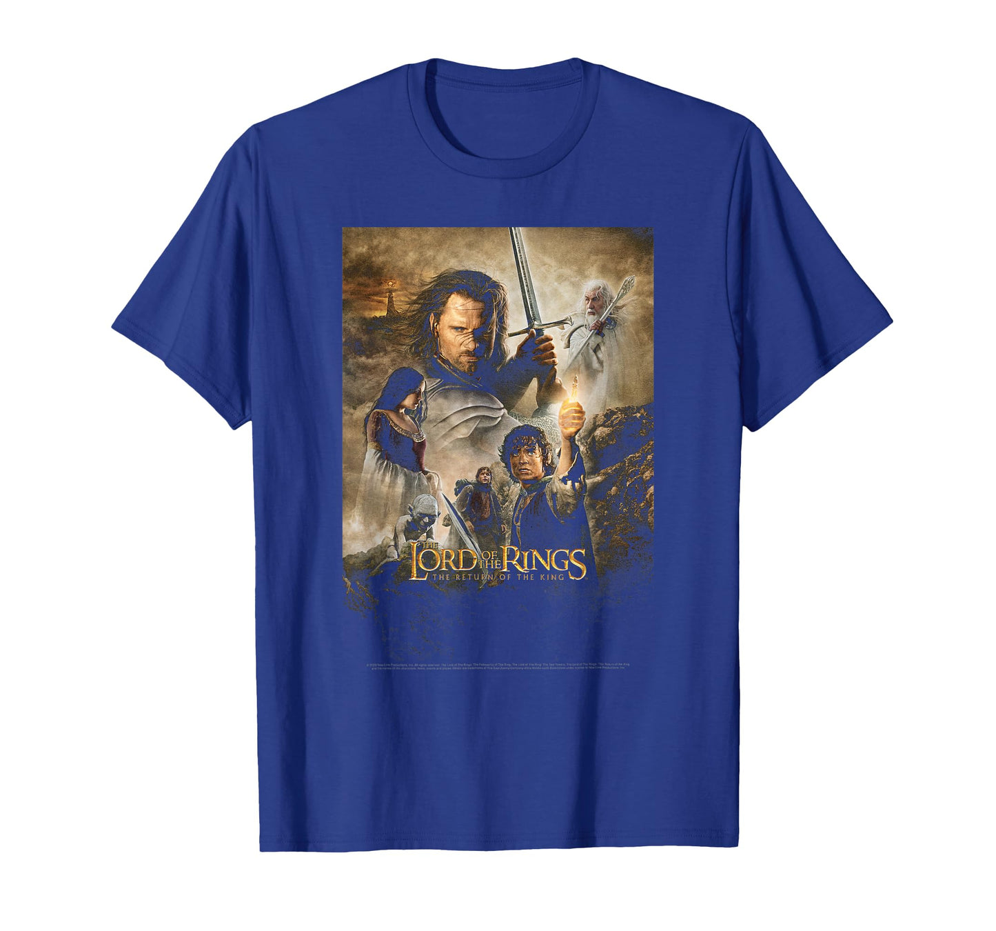 Lord Of The Rings Return Of The King Group Poster T-Shirt