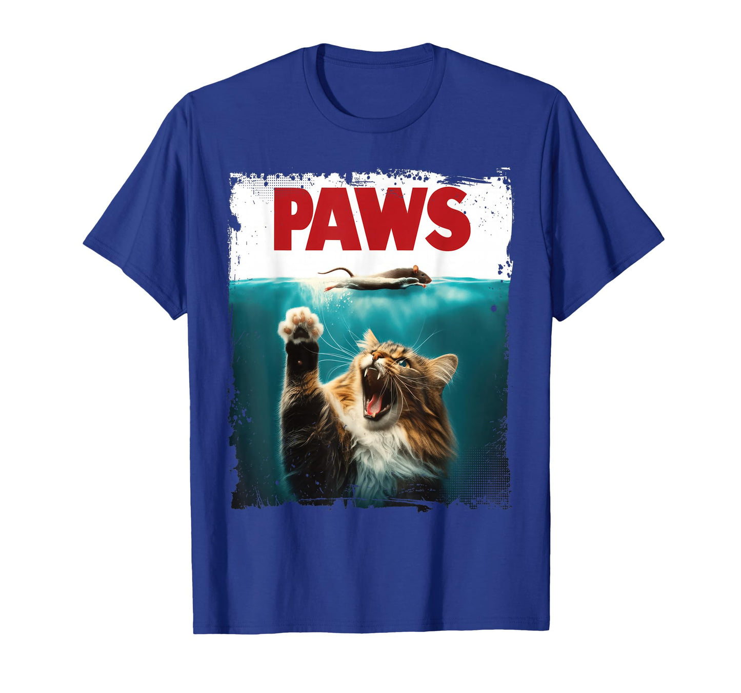 Humorous Paws Parody Cat Mouse for Cat Lover Cat Mom Cat Dad T-Shirt