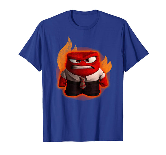Disney Pixar Inside Out Anger Full Body Flaming Shot T-Shirt