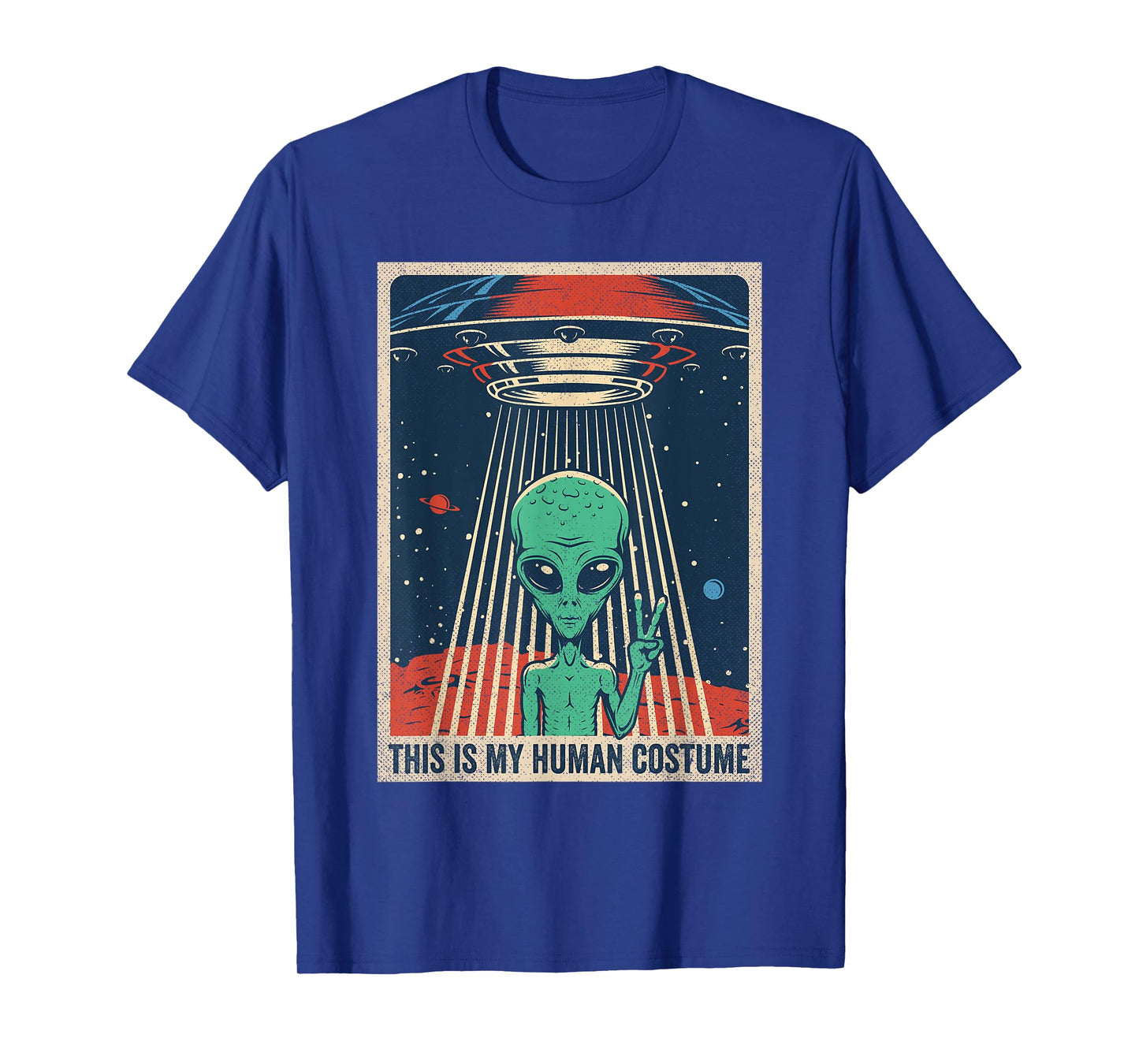 This is My Human Costume Alien Costumes Funny Alien T-Shirt