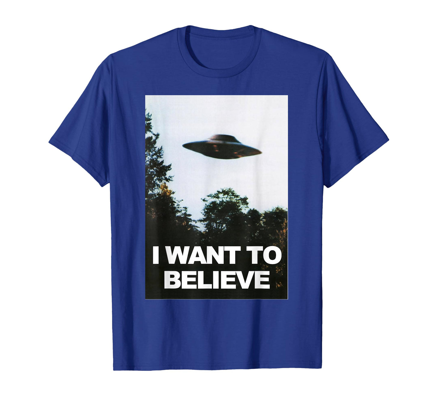 Alien UFO Hunter Shirt I Want To Believe T-Shirt T-Shirt