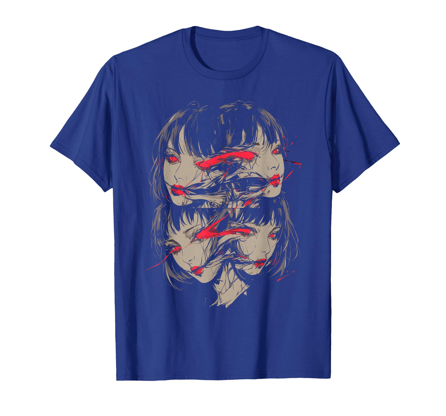Creepy Horror Anime Manga Girl | Japan Japanese Harajuku T-Shirt
