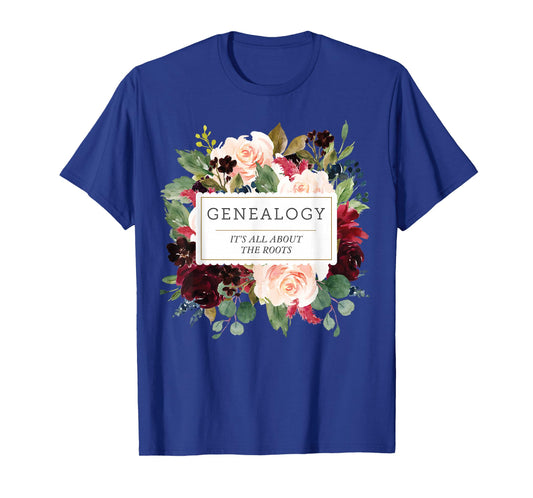 Genealogy Shirt Genealogist Gift Ladies Family Research Tee T-Shirt
