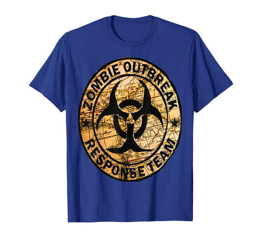 Funny Halloween Apocalypse Outbreak Zombie Response Team T-Shirt