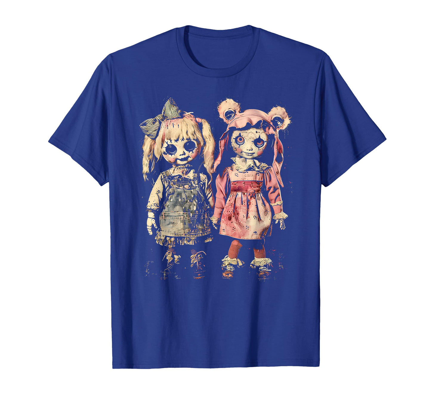 Creepy Doll Haunted Toy Horror Pastel Goth Alt Scary Dolls T-Shirt