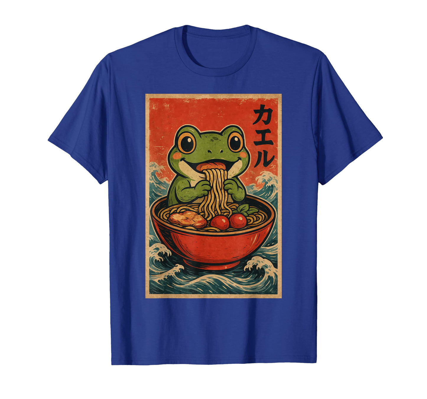 Frog Ramen Japanese Funny Graphic Tees Kawaii T-Shirt