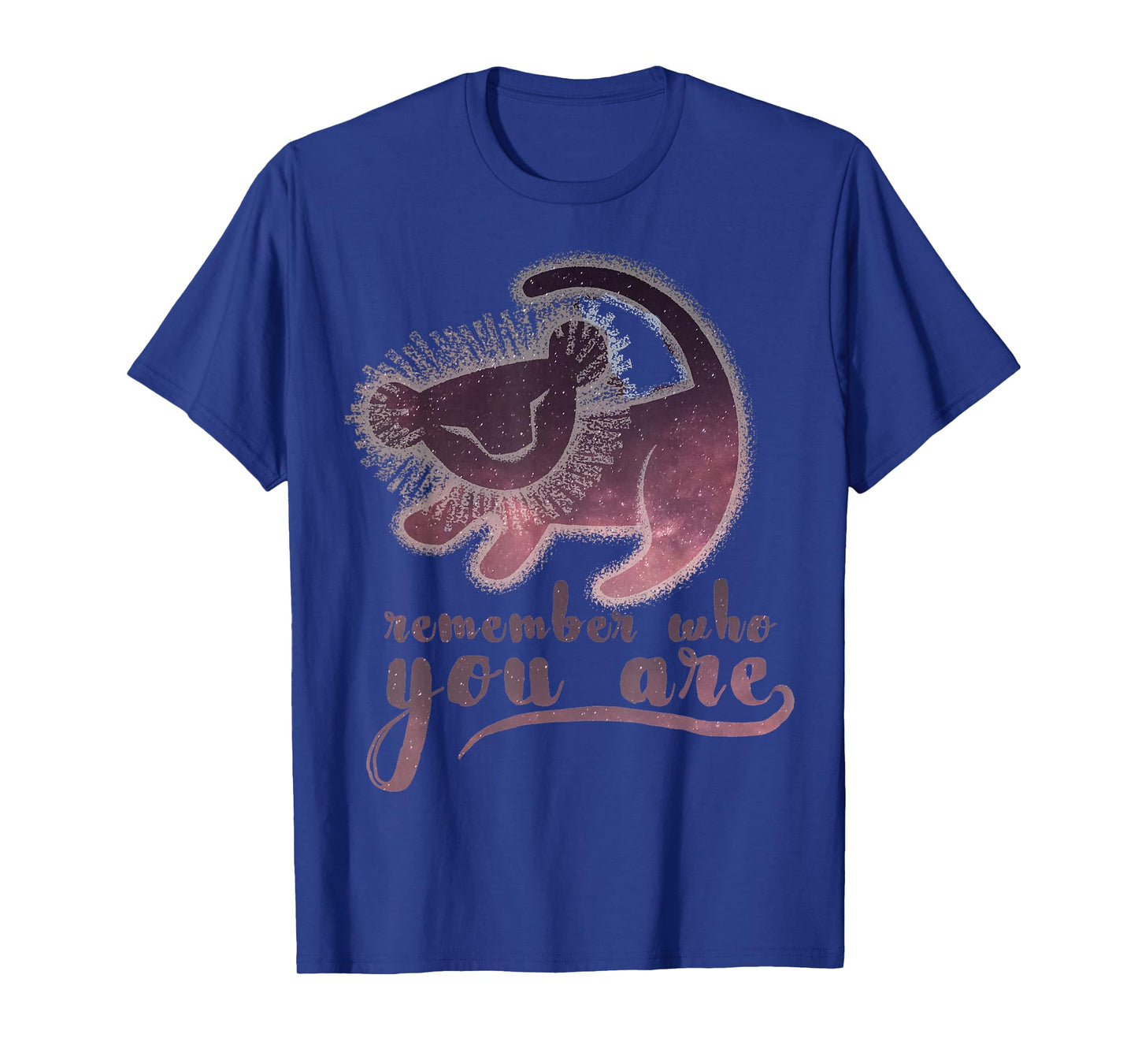 Disney Lion King Remember Who You Are Night Sky Fill T-Shirt