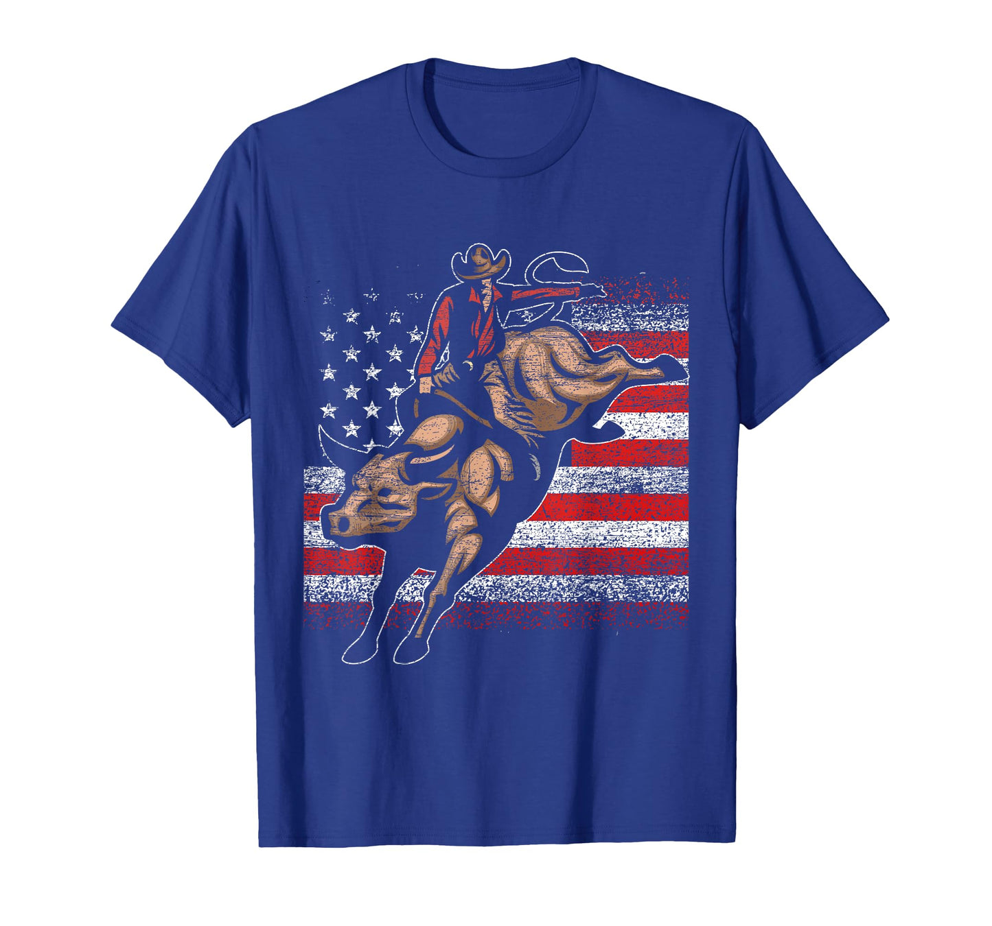 USA Bull Rider Cowboy T-Shirt