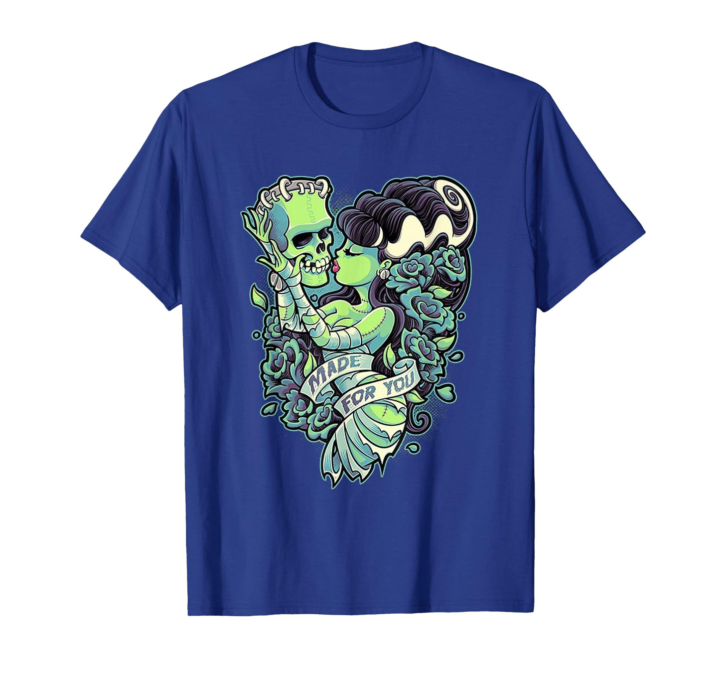 Frankenstein and Bride Made for You T-Shirt Small
