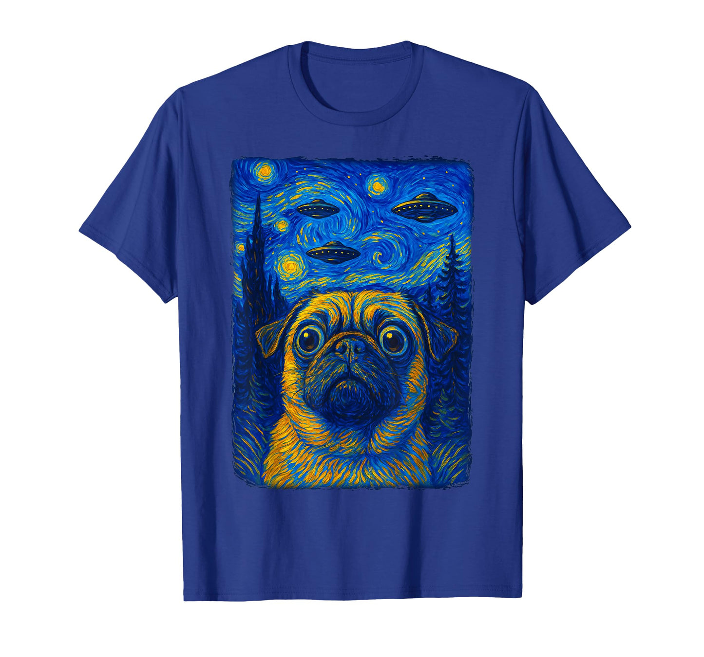 Pug UFO Selfie T-Shirt